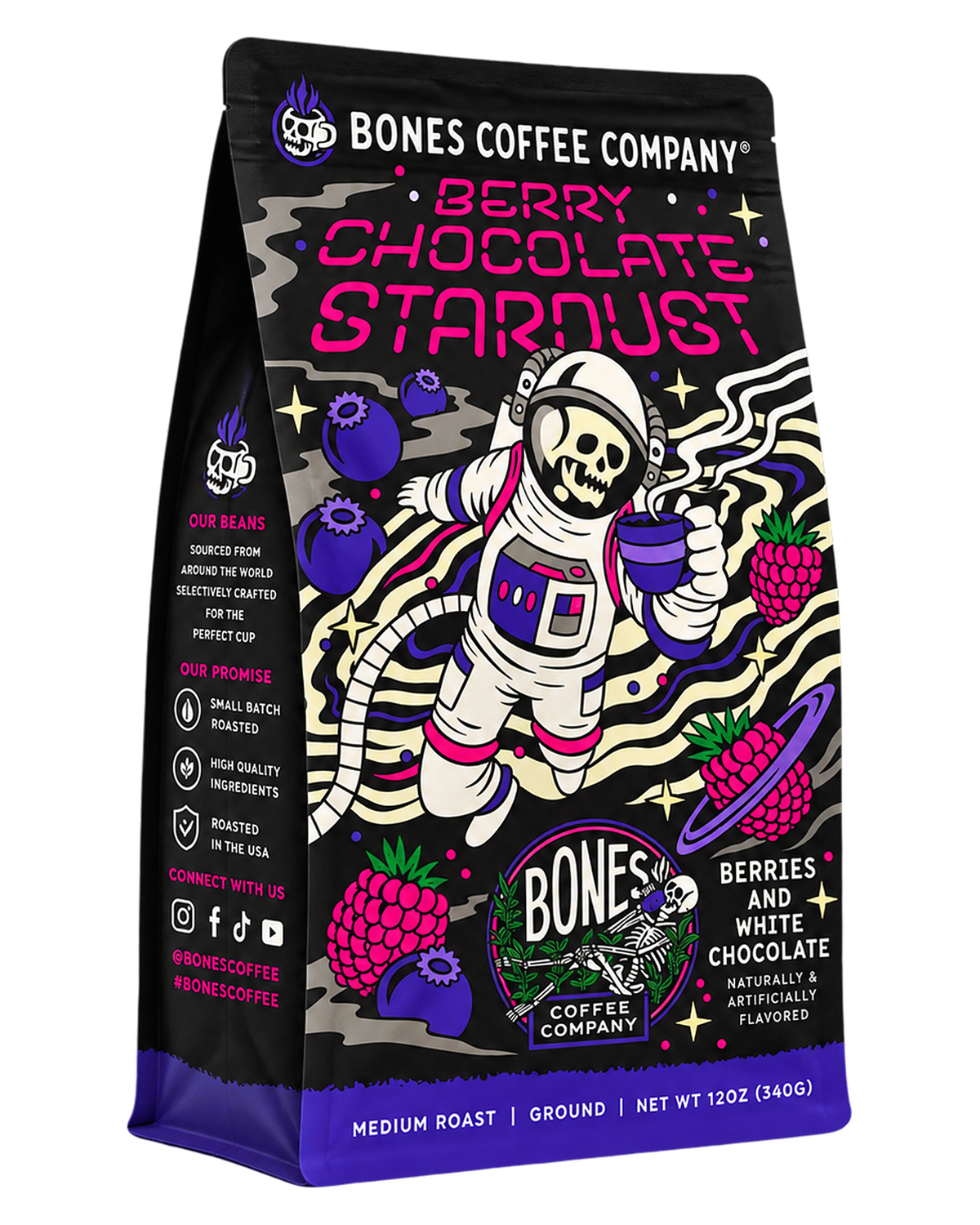 Bones Coffee – Berry Chocolate Stardust | 340g