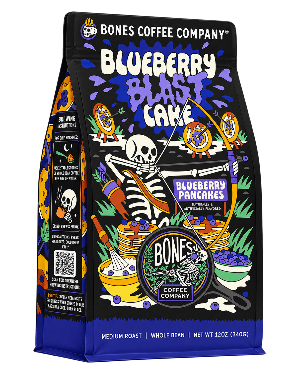 Bones Coffee – Blueberry Blast Cake | 340g