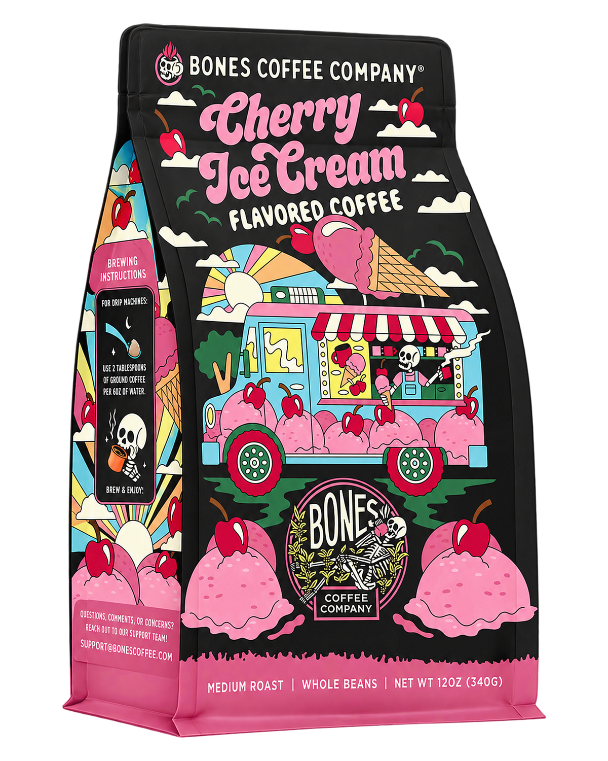 Bones Coffee – Cherry Ice Cream | 340g