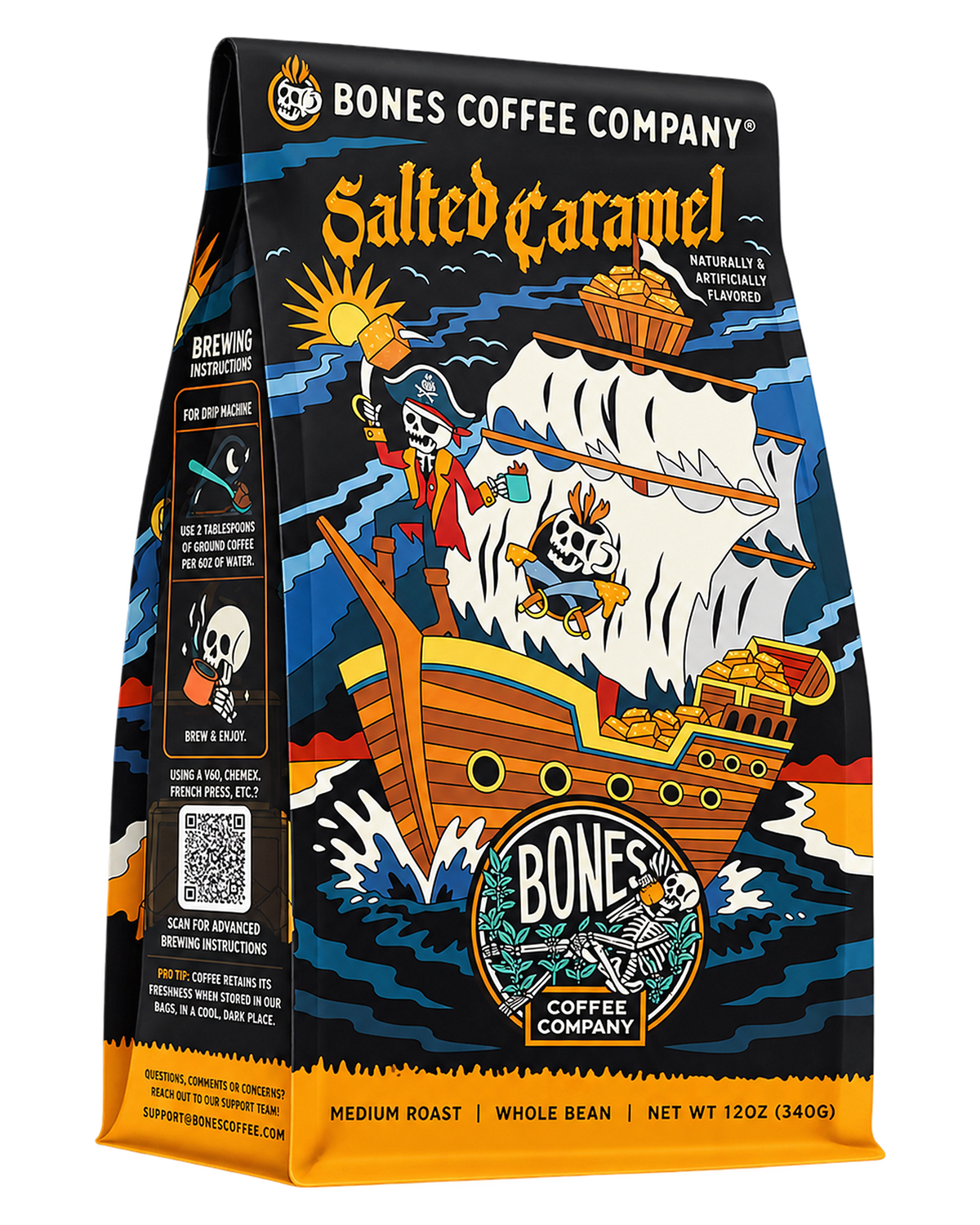Bones Coffee – Salted Caramel | 340g